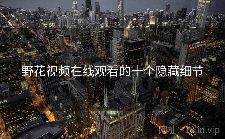 野花视频在线观看的十个隐藏细节