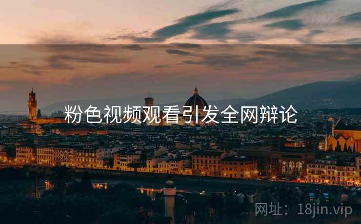 粉色视频观看引发全网辩论
