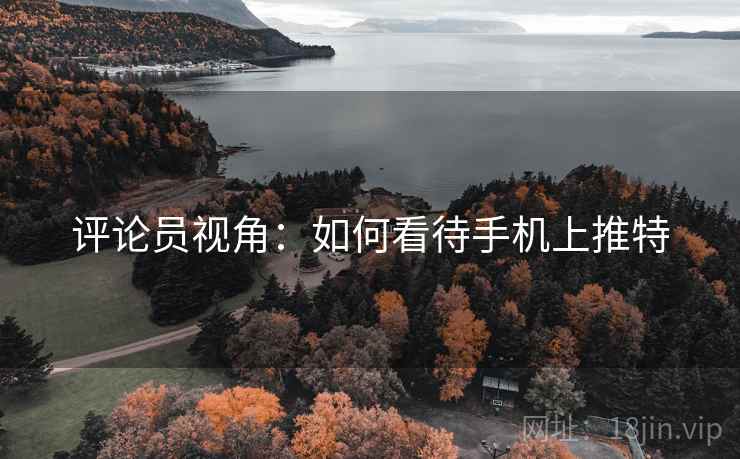 评论员视角:如何看待手机上推特 评论员视角:如何看待手机上推特